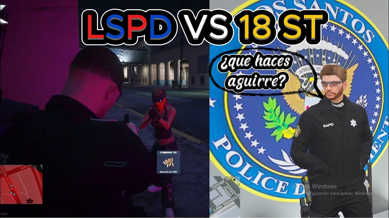 LSPD NECESITA REFUERZOS | UNIT GANG VS BARRIO 18 STREET | DOVUX LIFE