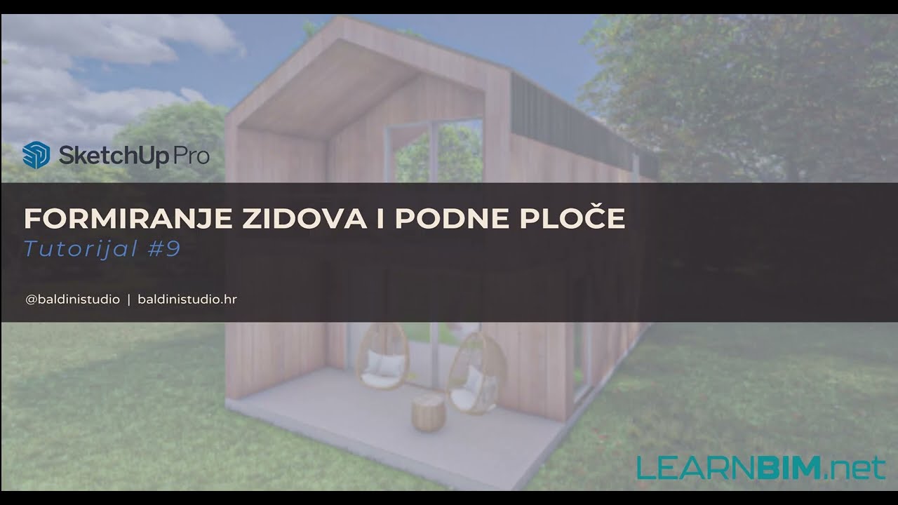 9. Formiranje zidova i podne ploče