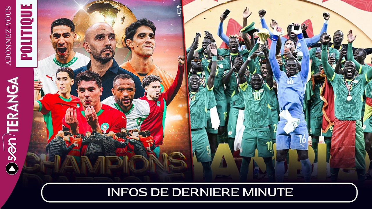 🚨URGENT - Le Sénégal Perd Son Titre… Le Maroc Finalement Sacré ! CAN 2025