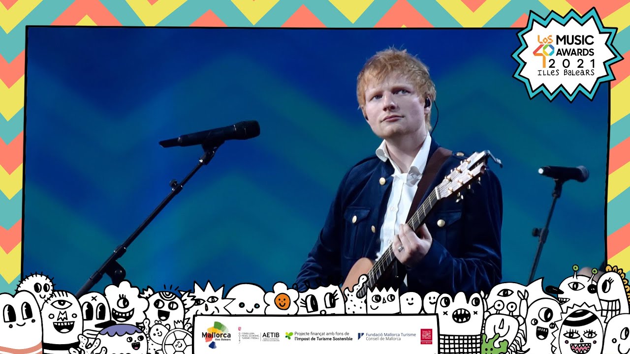 ED SHEERAN canta BAD HABITS en directo en LOS40 Music Awards 2021 | LOS40