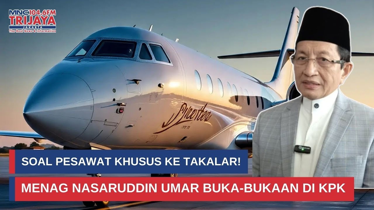 Mendadak ke KPK! Menag Nasaruddin Umar Klarifikasi Soal Pesawat Khusus I Trijaya Update