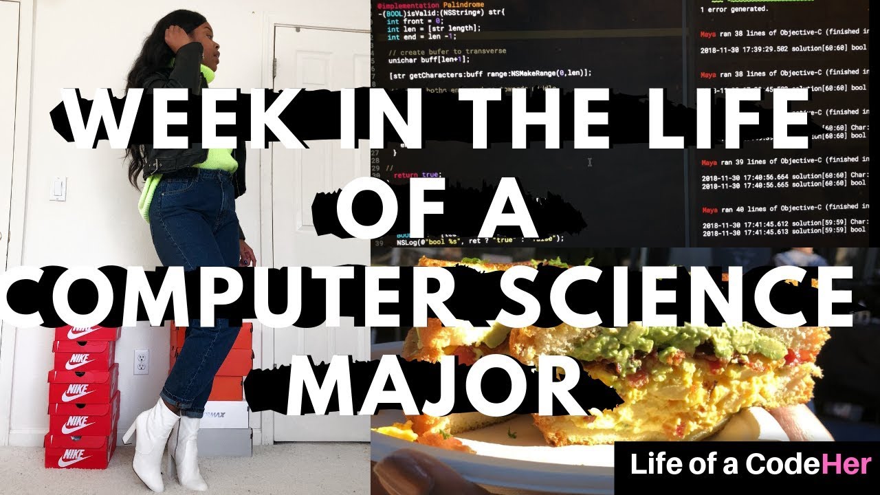 MOST REALISTIC Week in the Life of a Computer Science Major | Life of a CodeHer