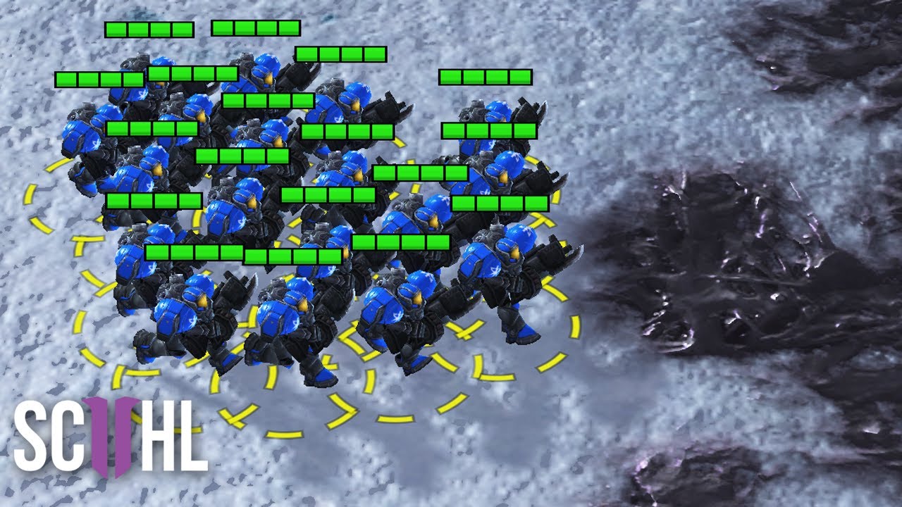 Cure's RISKY Marine Push - Starcraft 2
