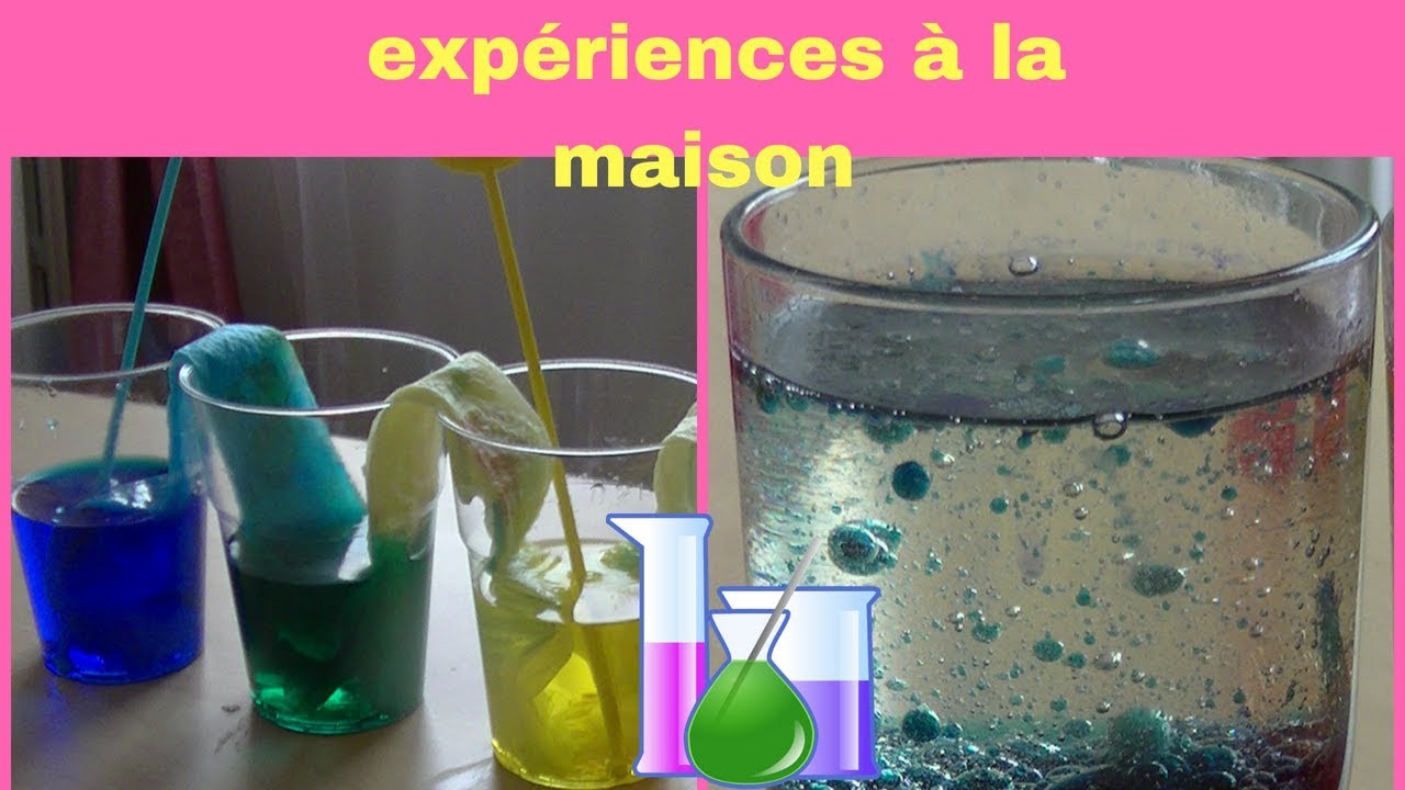 👩‍🔬  5 expériences scientifiques faciles à faire