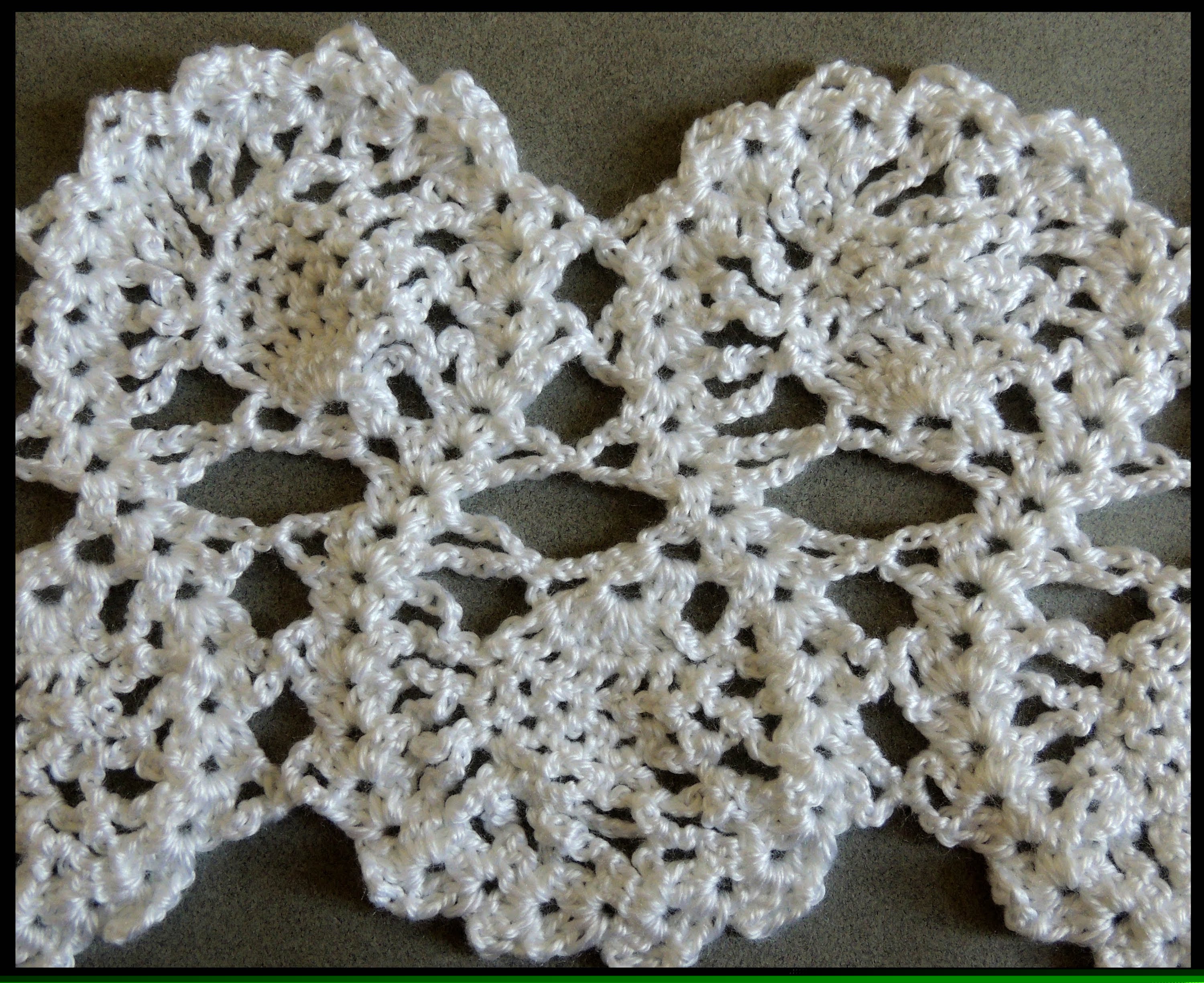 Crochet : Punto Entrelazado # 7.  Parte 1 de 2