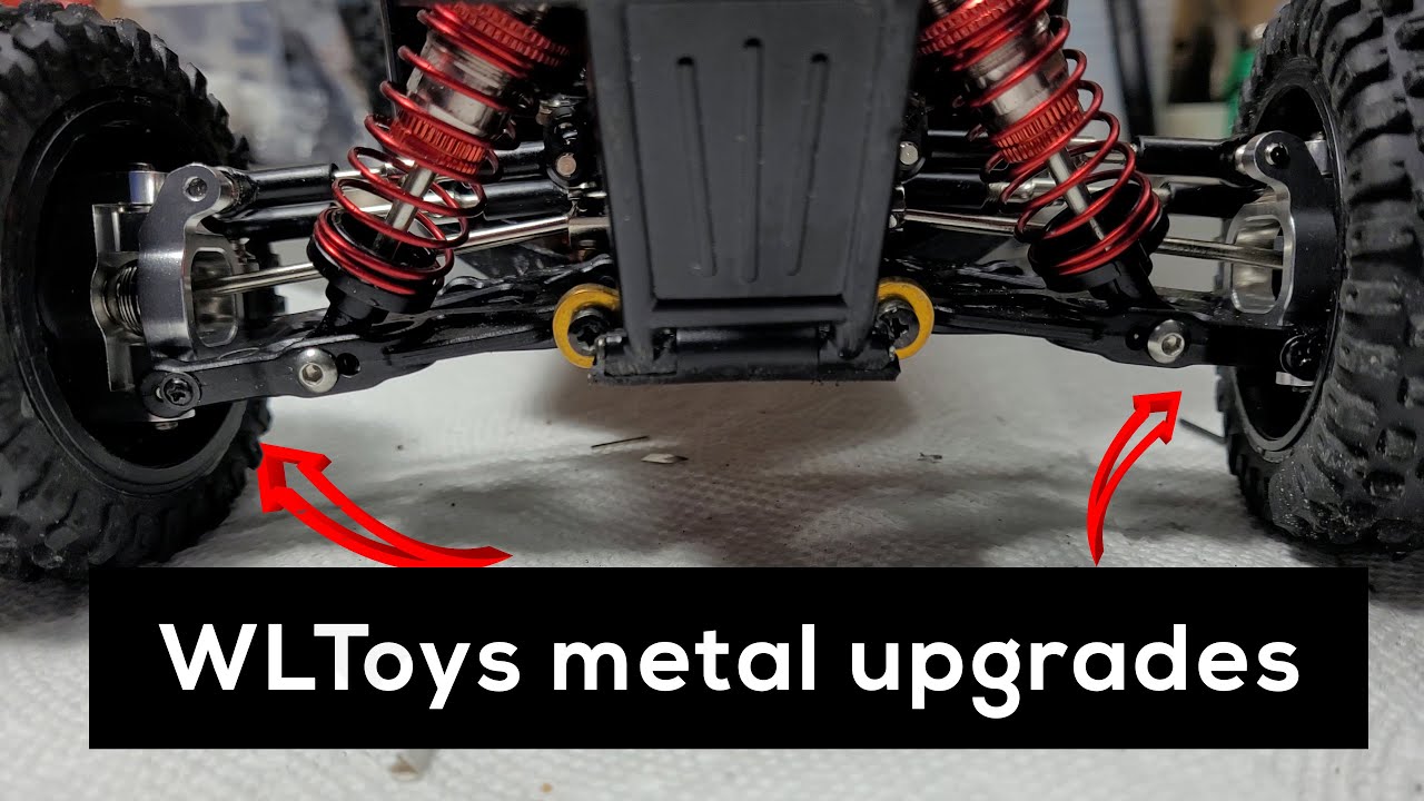 Металлические поворотные кулаки — необходимое обновление для #wltoys124016 #rc #rccar