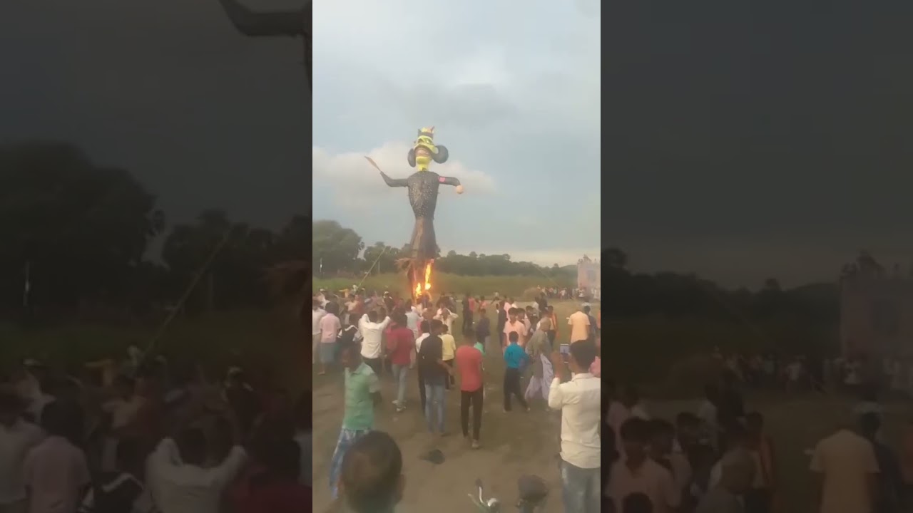kumbhkaran Dahan video parihara #chempiyan #parihara #kumbhkaran #shorts #parihara #video #viral