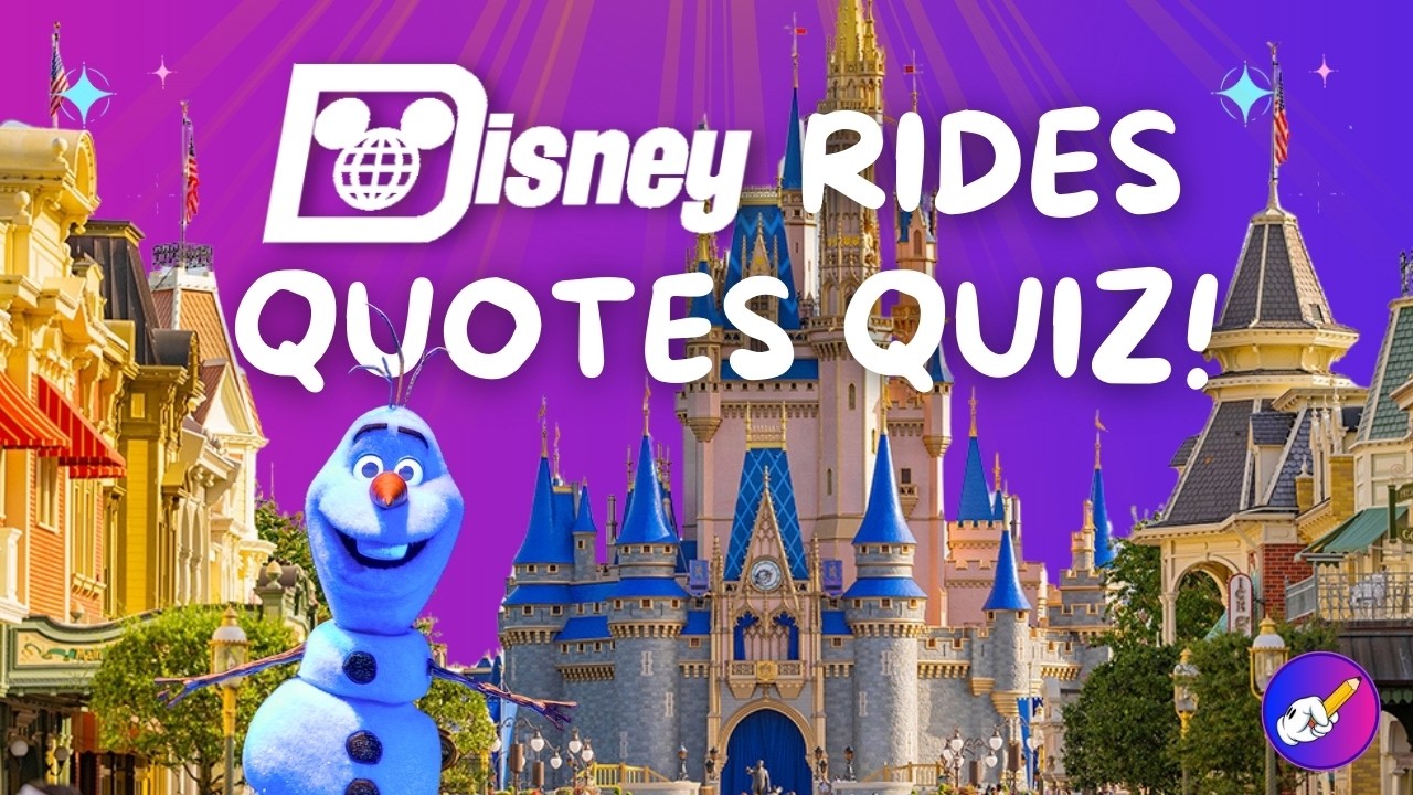 Disney Rides Quotes Quiz: Guess The Attraction! 50 Question Trivia Challenge | TheDizQuiz