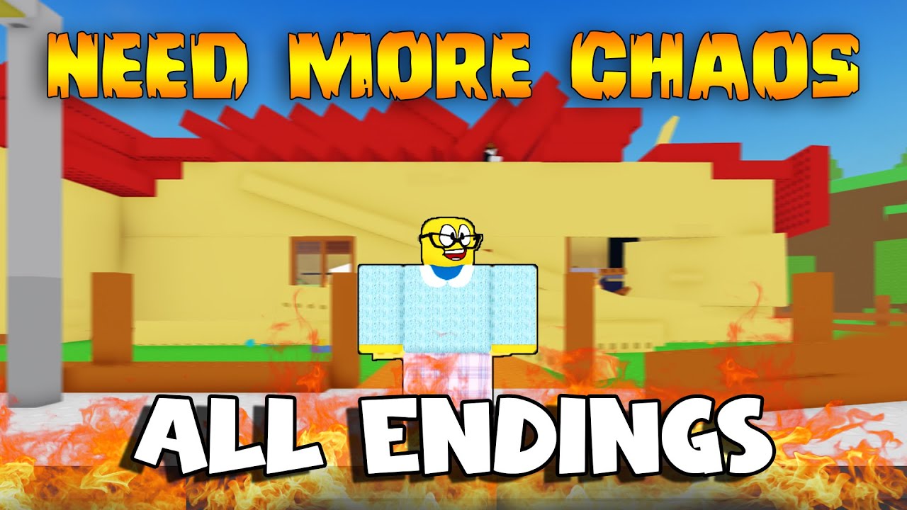 💥 NEED MORE CHAOS 💥 - ALL Endings - Full Gameplay! [ROBLOX]