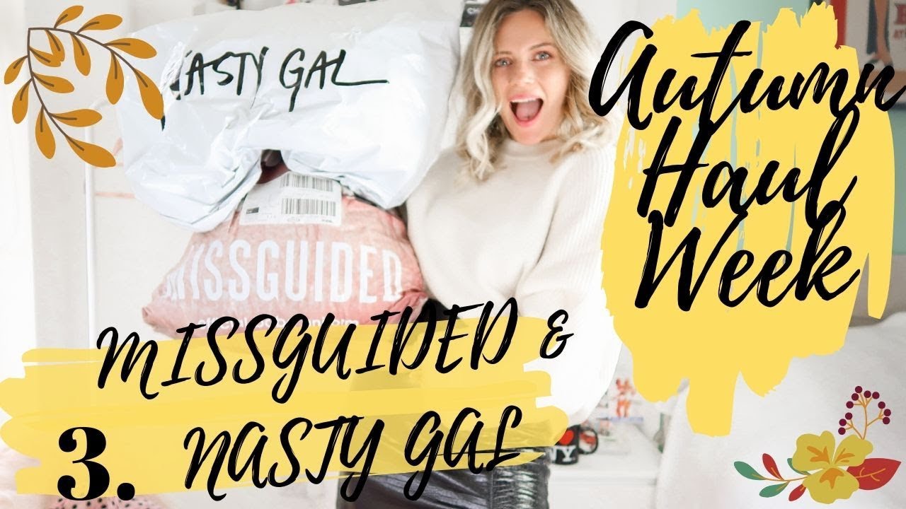 AUTUMN HAUL WEEK 2019 || Missguided & Nasty Gal || DAY 3 || Jessica Chelsea