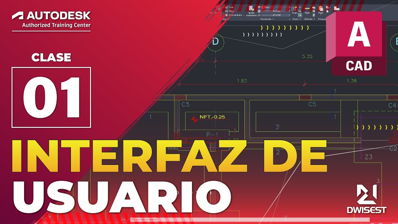 Interfaz de usuario en Autocad 2026 - Clase 01 - Curso básico de Autocad 2026 en español