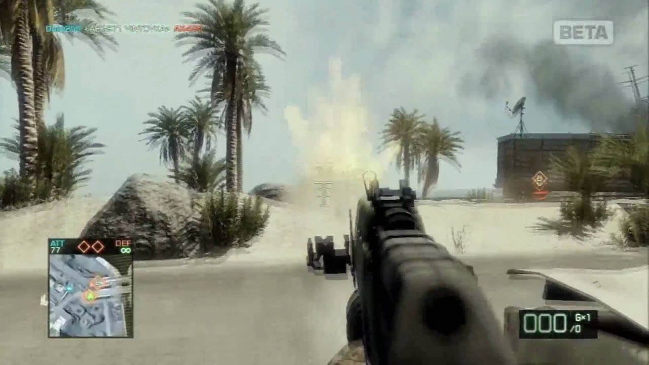 Battlefield:Bad Company 2 Beta on PS3 in 1080P