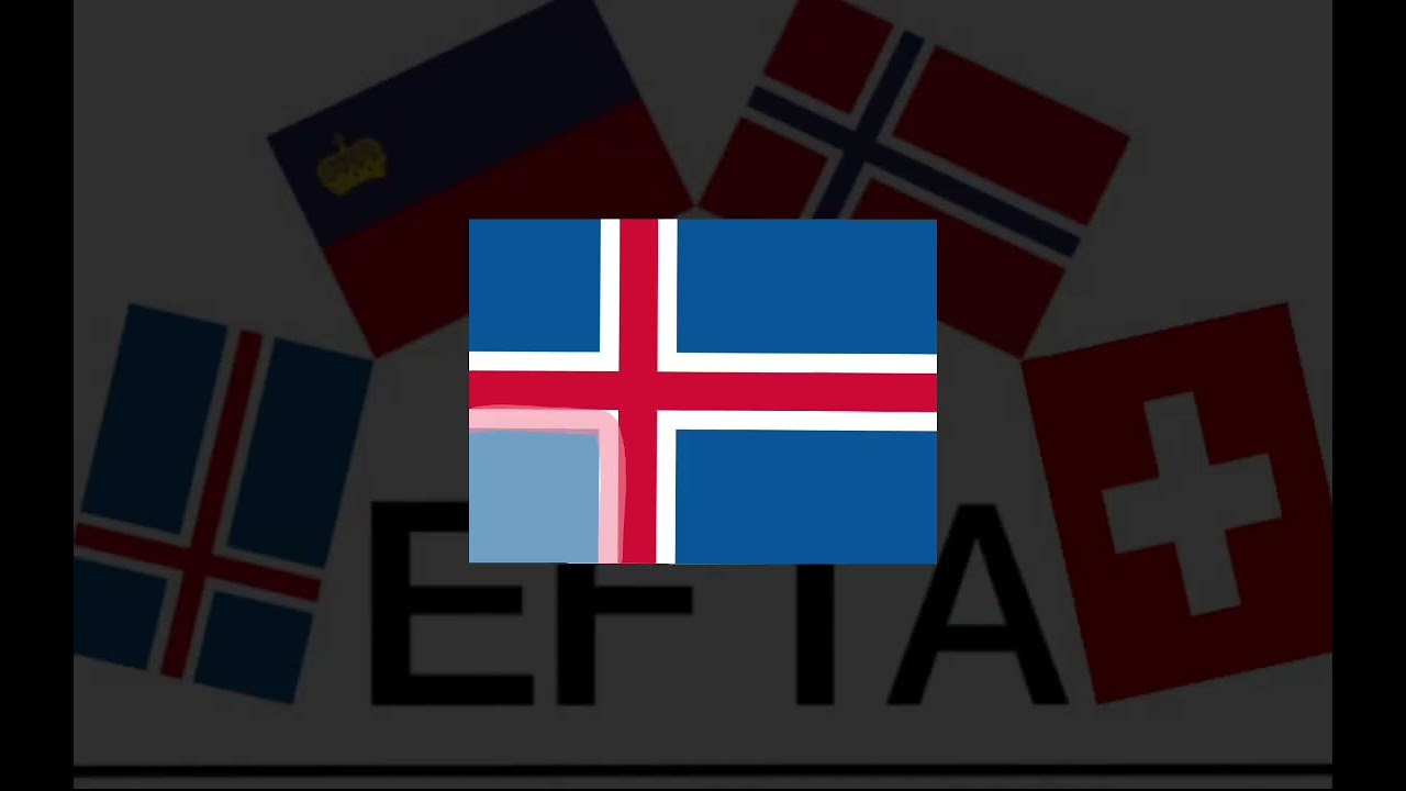 European Free Trade Association/EFTA Flag band (names in description again)