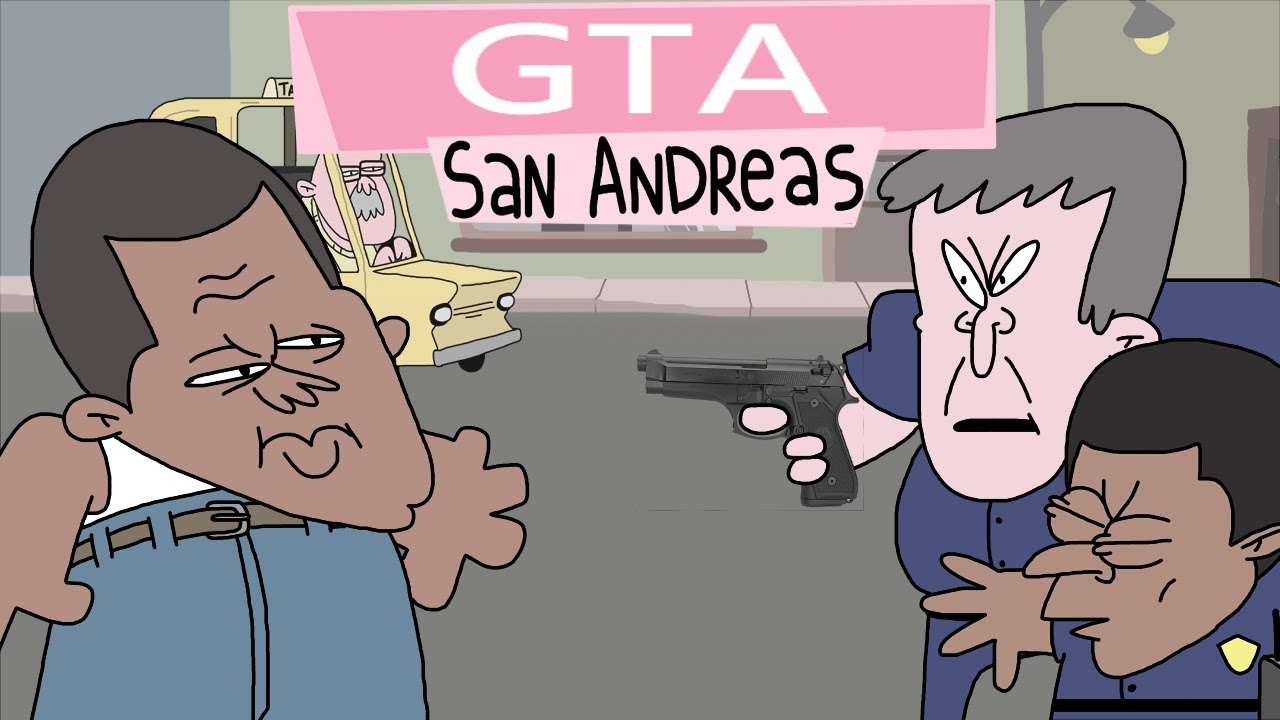 GTA SAN ANDREAS: UM POUCO DIFERENTE (ANIMAÇÃO)
