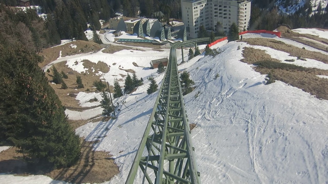 Tschuggen-Express Arosa Selbstfahrer Tschuggen Grand Hotel - Talfahrt