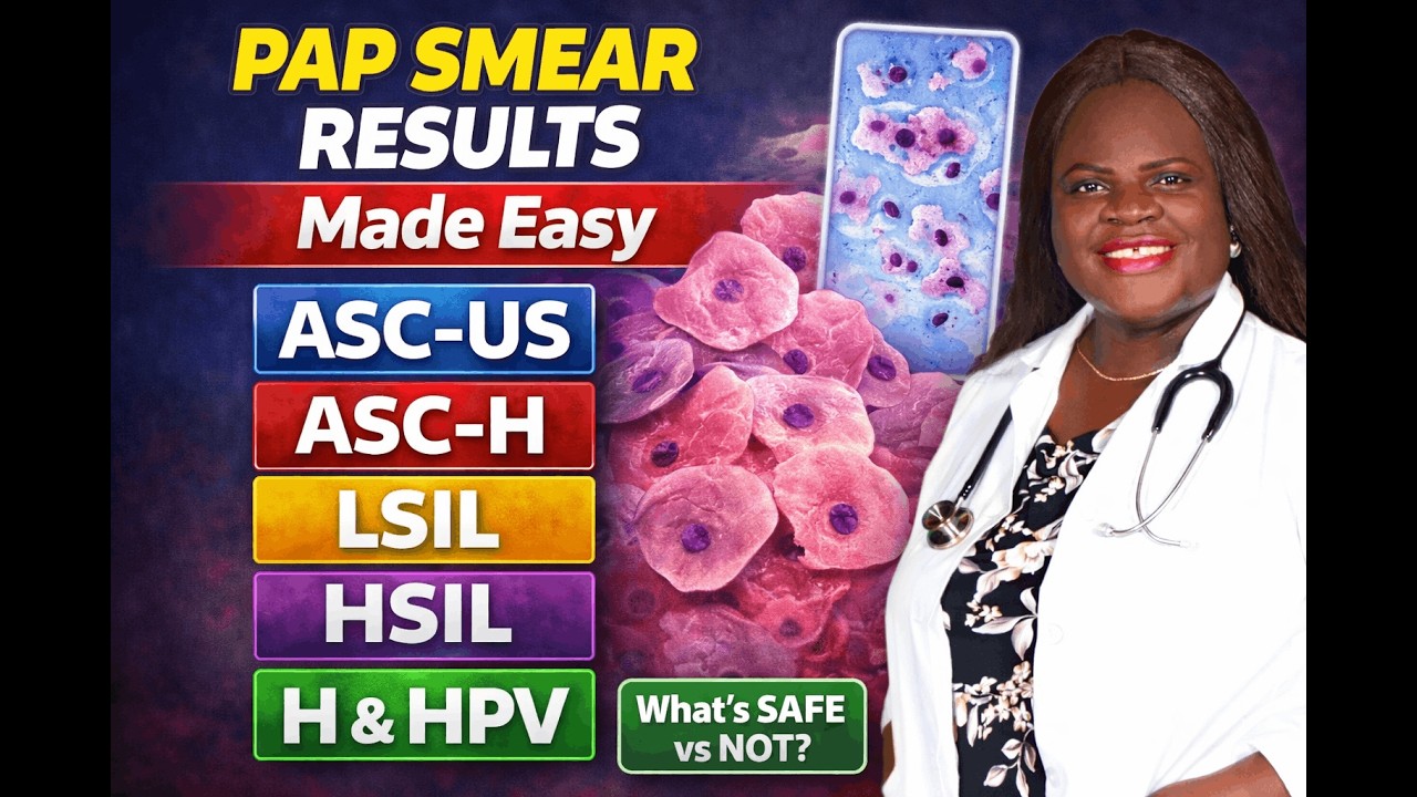 Pap Smear Results Made Easy | ASC‑US, ASC-H, LSIL, HSIL, H & HPV