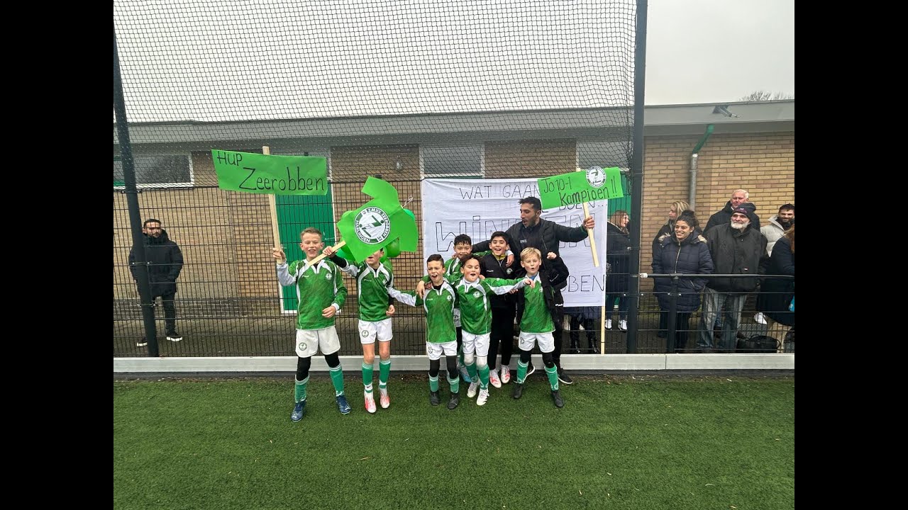 Zeerobben JO10 kampioen Najaar 2023 🏆⚽️🏟️🇳🇱