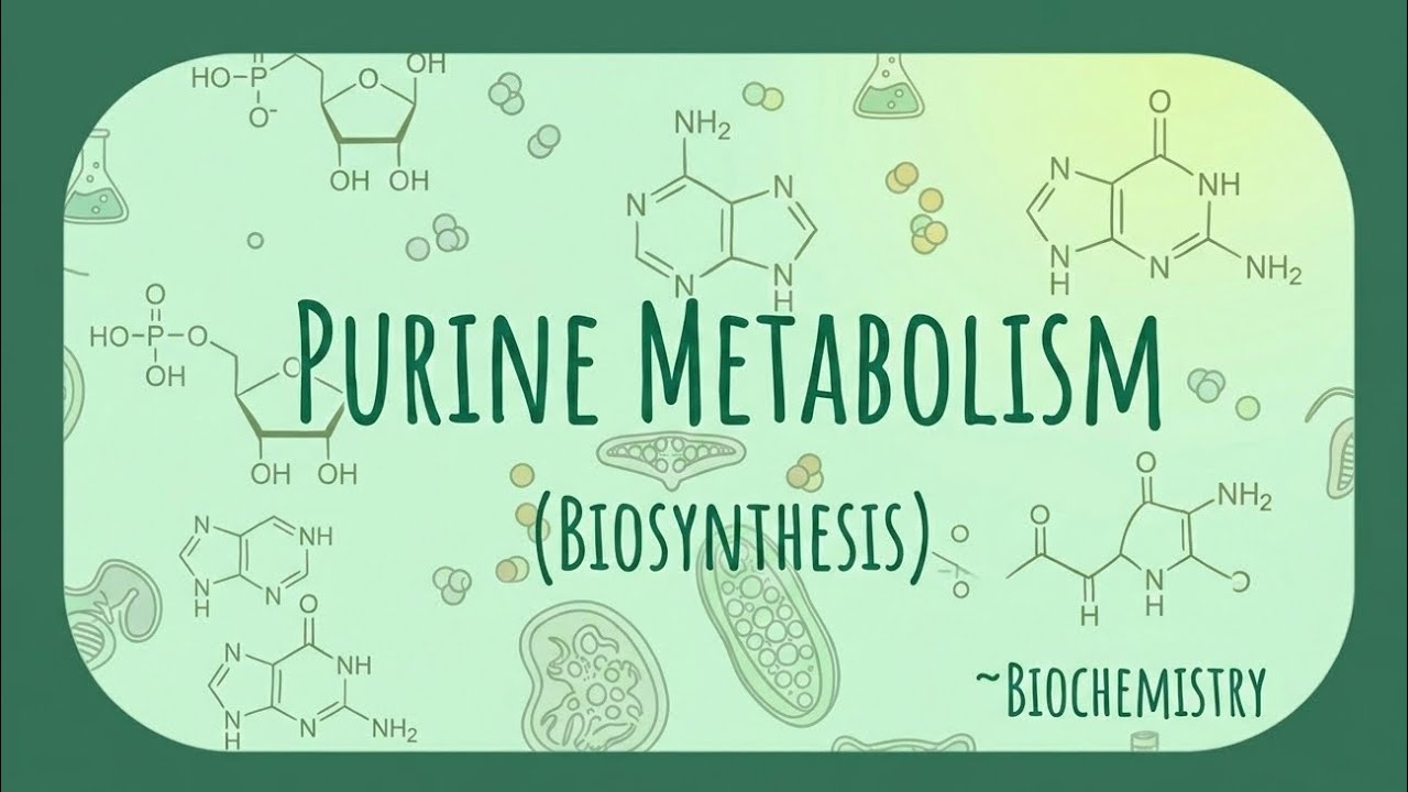 Purine metabolism ( biosynthesis ) 🫧