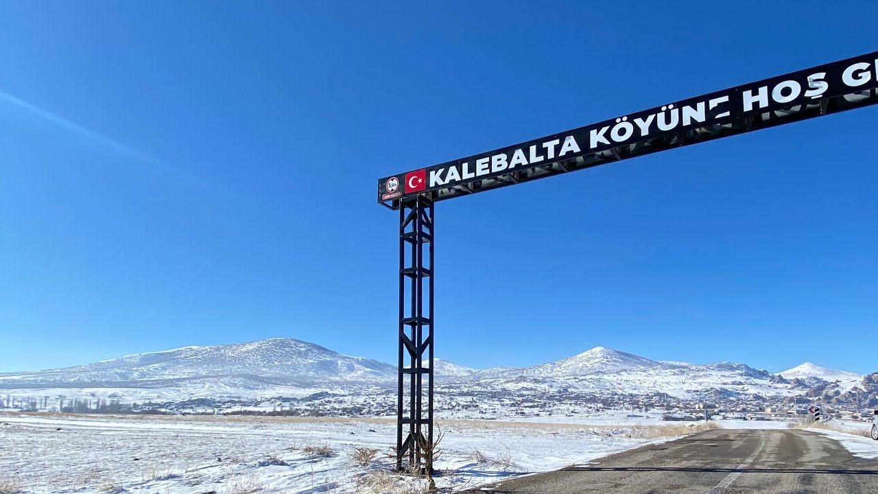 Aksaray- Kalebalta Köyü Karla Kaplı Dron Görüntüsü #kalebalta #beratpalta #türküler 01/01.2026 