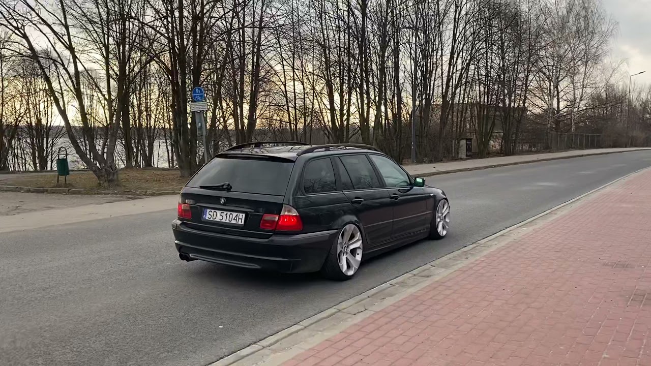 Bmw e46 320d straight pipe sound