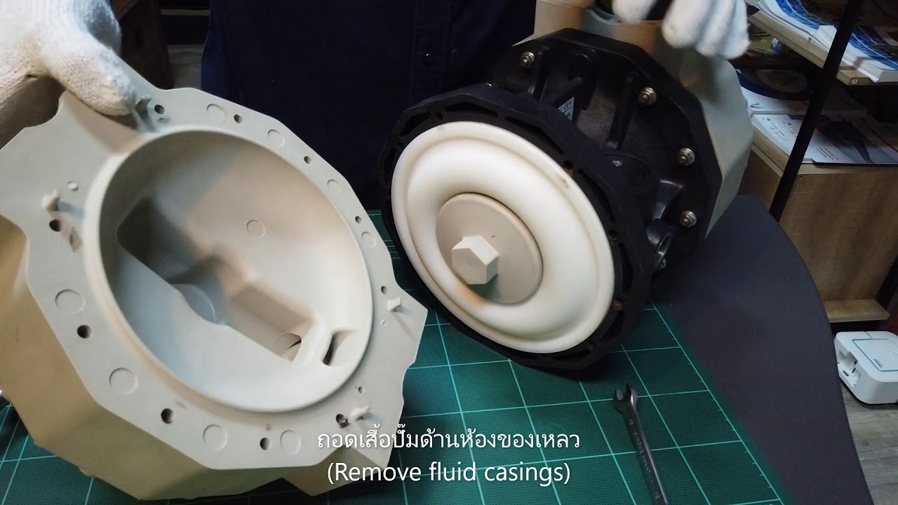 FLOWFLUID CO.,LTD.- Disassembly Fluimac Air Operated Double Diaphragm Pump (AODD PUMP) _P160P