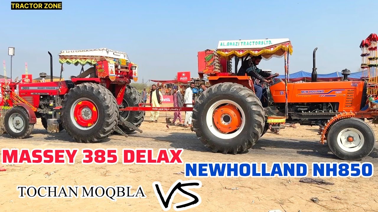 NEWHOLLAND NH850 VS Massey 385 Delax Model Tochan MOQBLA 