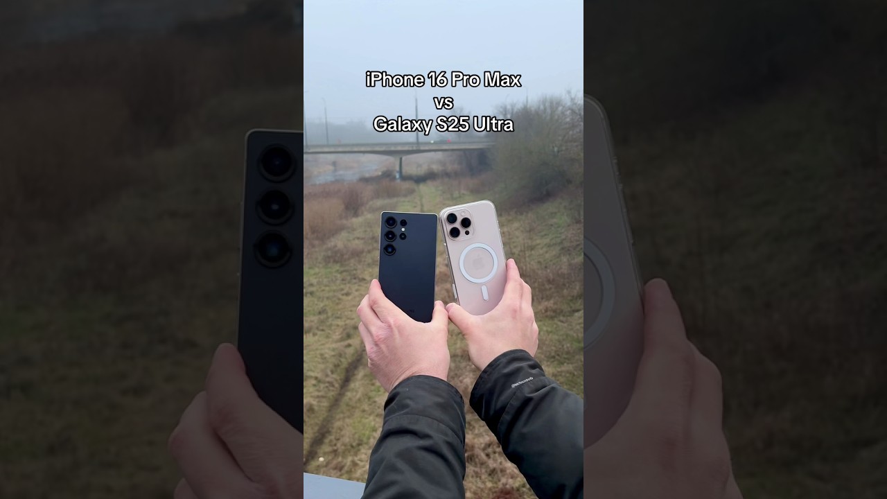 Samsung Galaxy S25 ultra vs iphone 16 pro max camera test #shorts #shortvideo #s25ultra #16promax