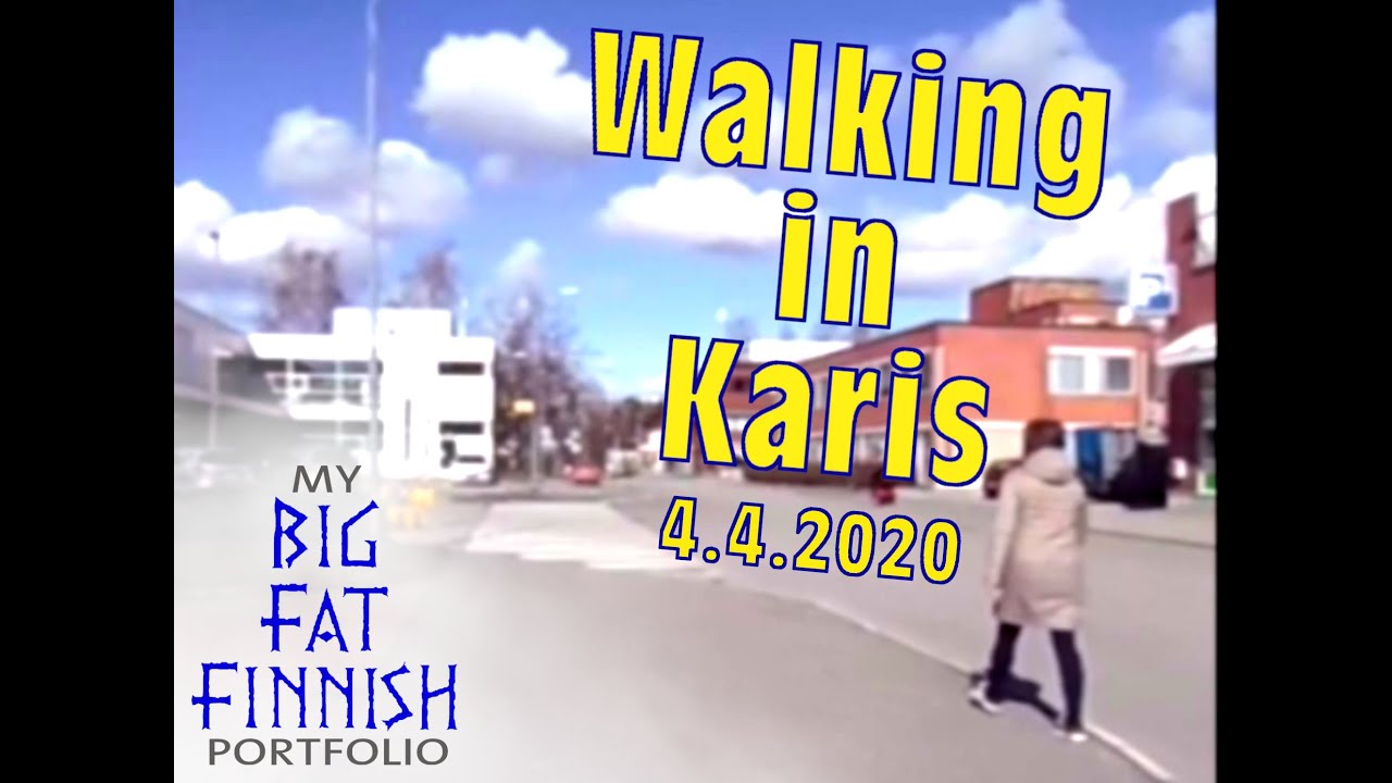 A Walk in Karis, Finland - April 2020