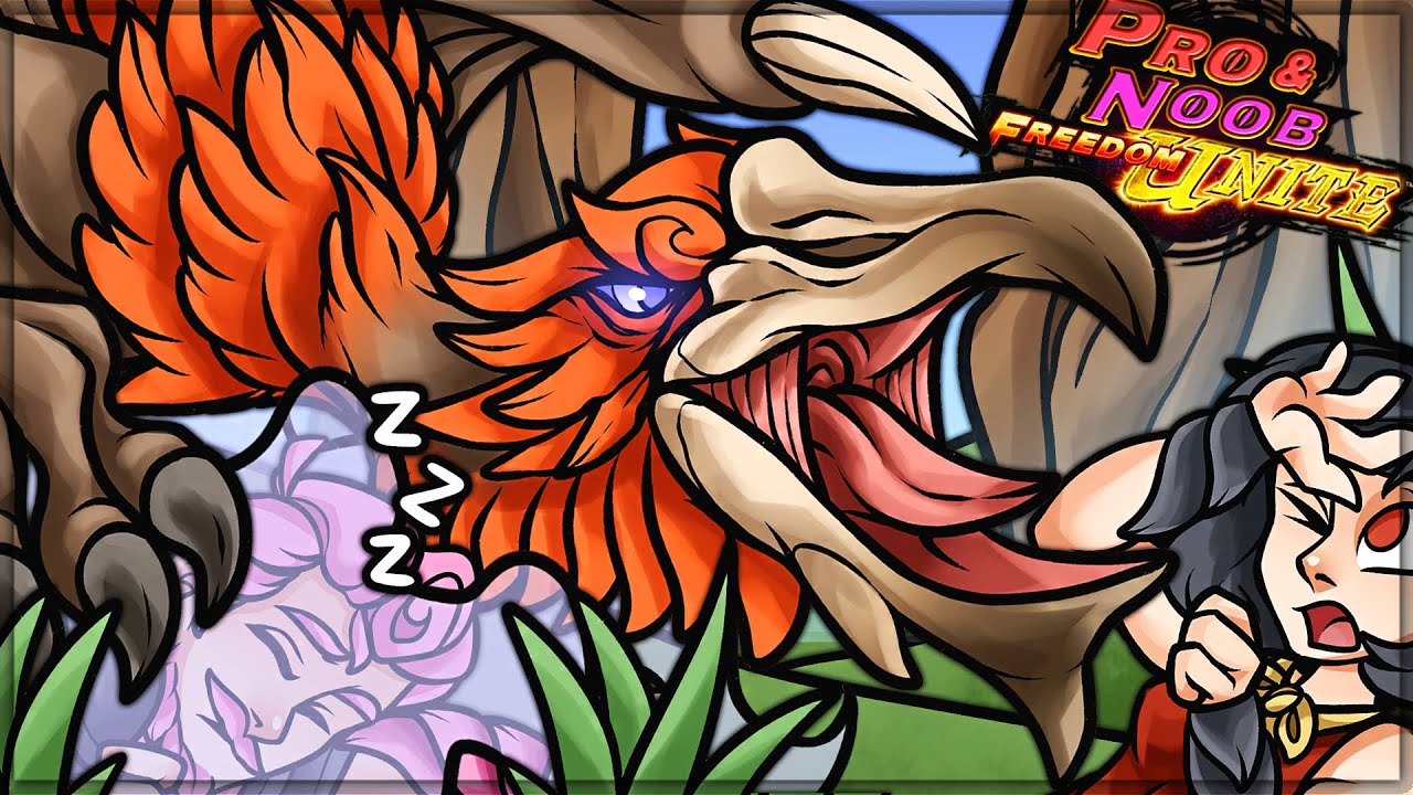 HYPNOCATRICE THE NIGHTMARE BIRD - Pro and Noob VS Monster Hunter Freedom Unite!