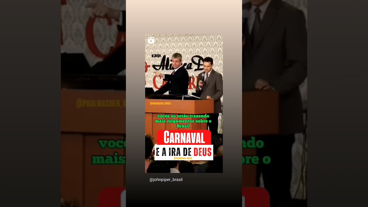 carnaval a ira de Deus #prega&ccedil;&atilde;o #palavradedeus #paulojunior