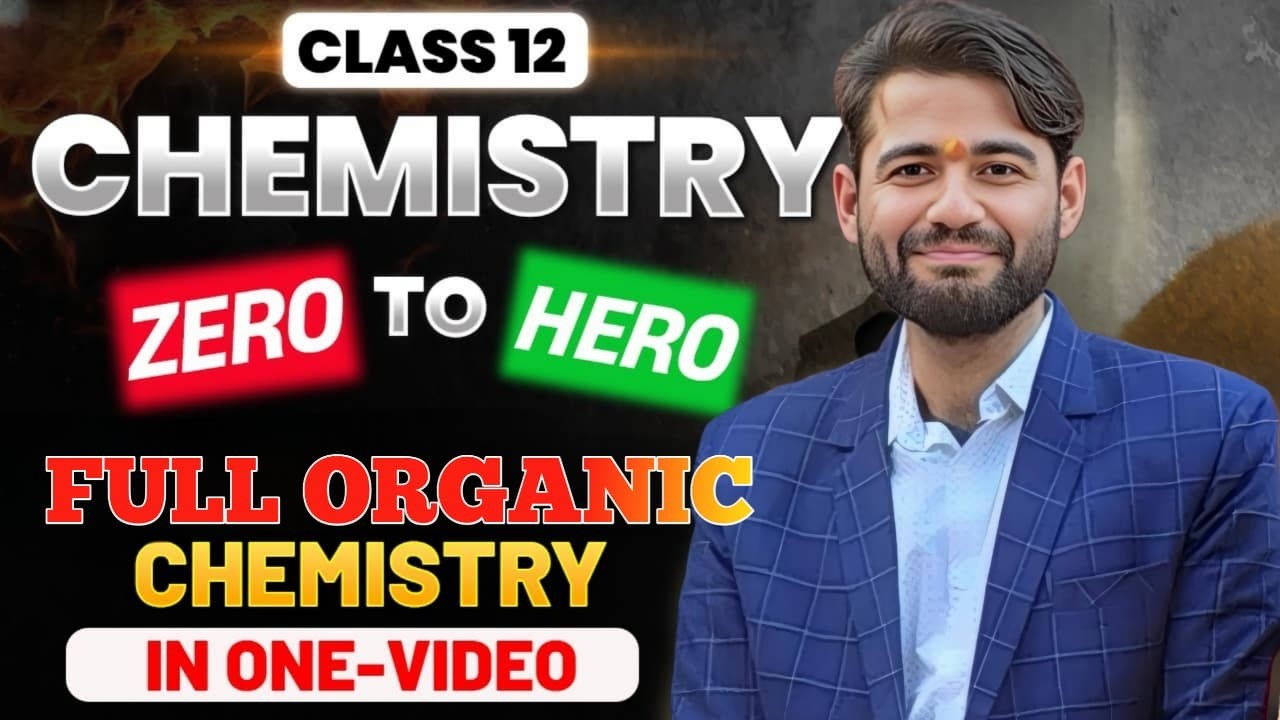 Class 12 Organic Chemistry Complete One Shot Revision⚡|Board Alert 2026| AnshuGuruji