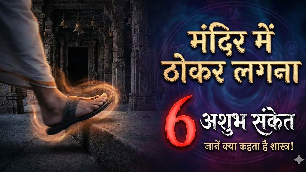 मंदिर में ठोकर लगना देता है 6 अशुभ संकेत | mandir mein thokar lagne se kya hota hai 