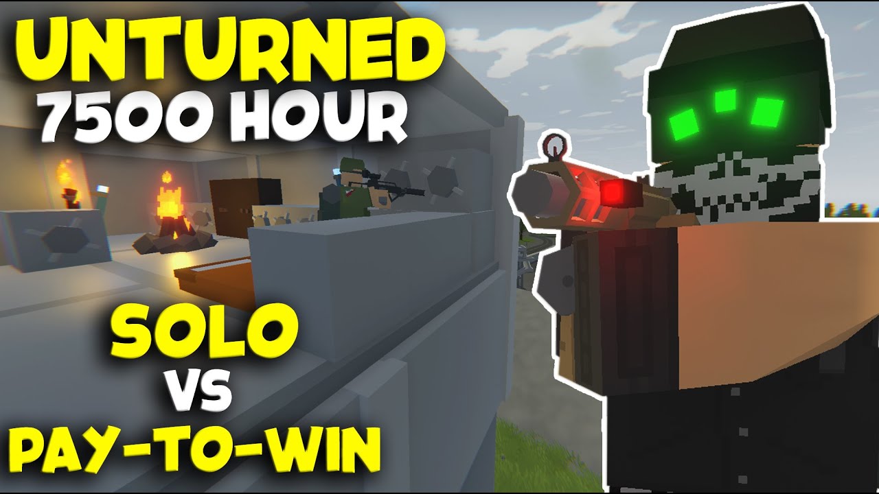 How A 7,500 Hour Solo Dominates The Most Pay-To-Win Server on Unturned (Russia PvP)
