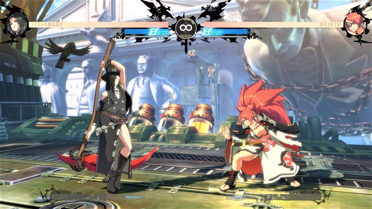 Testament vs Baiken (Hardest AI) - Guilty Gear Strive