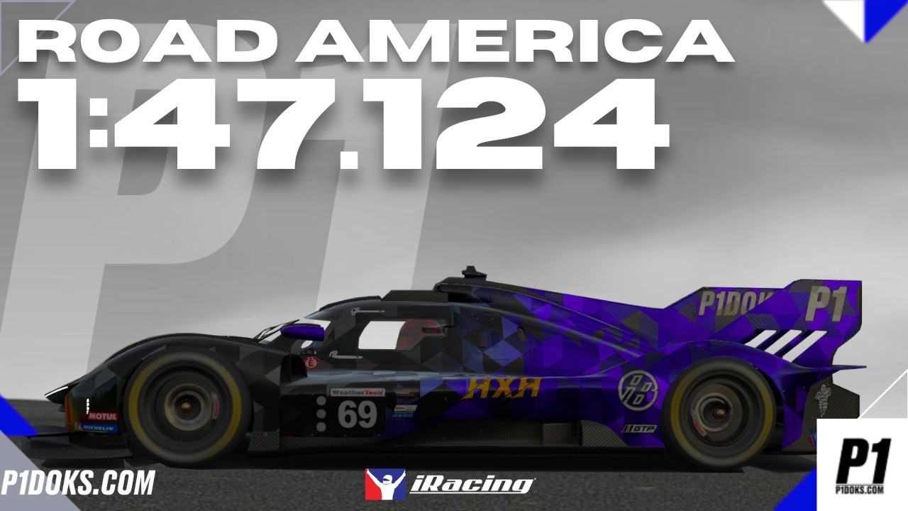 1:47.124 - Ferrari GTP - Road America - IMSA -│P1DOKS.COM 26S1 WEEK 9
