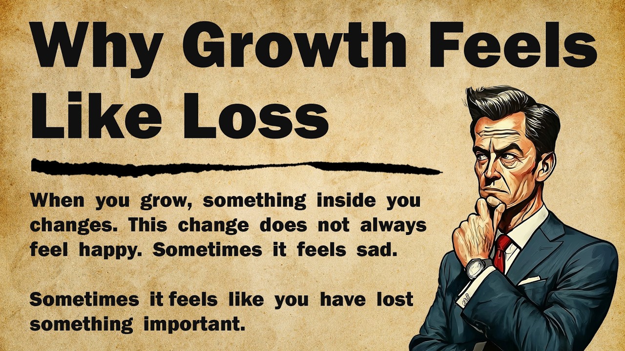 Why Growth Feels Like Loss 🌱 || Learn English Through Story Level 3 📖 || Graded Reader ✨🎧