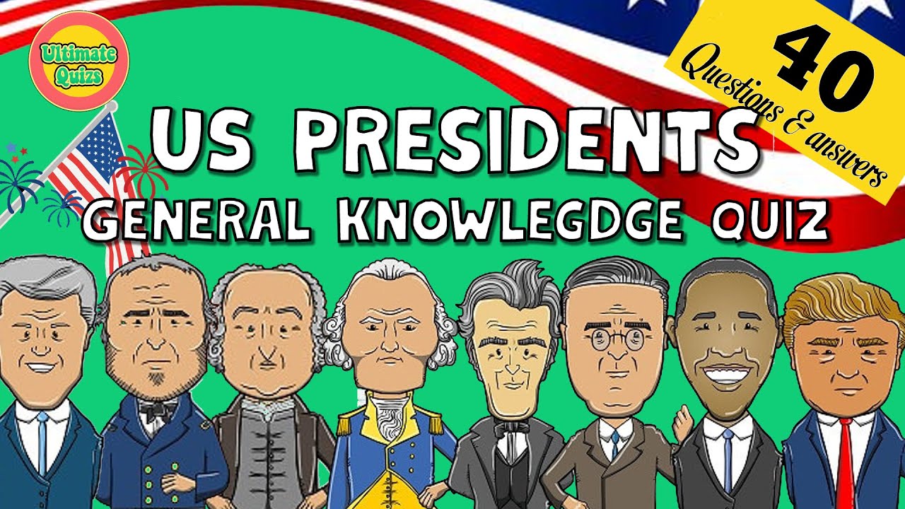 U.S. Presidents TRIVIA QUIZ - 40 general knowledge quiz questions with answers, are you good enough?
