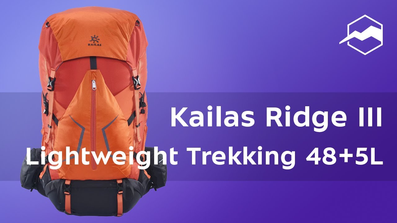 Рюкзак Kailas Ridge III Lightweight Trekking 48+5L. Обзор