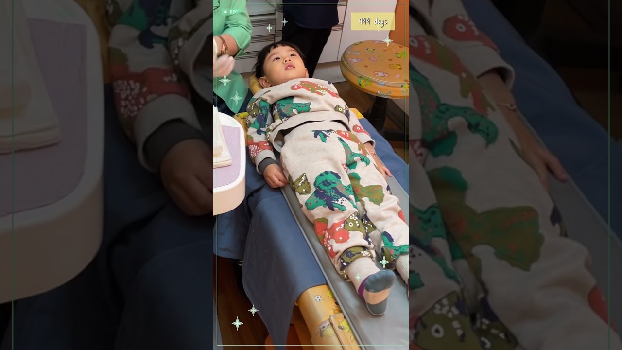 ➰33개월@아몽➰세상 대견한 4세아이 치과치료