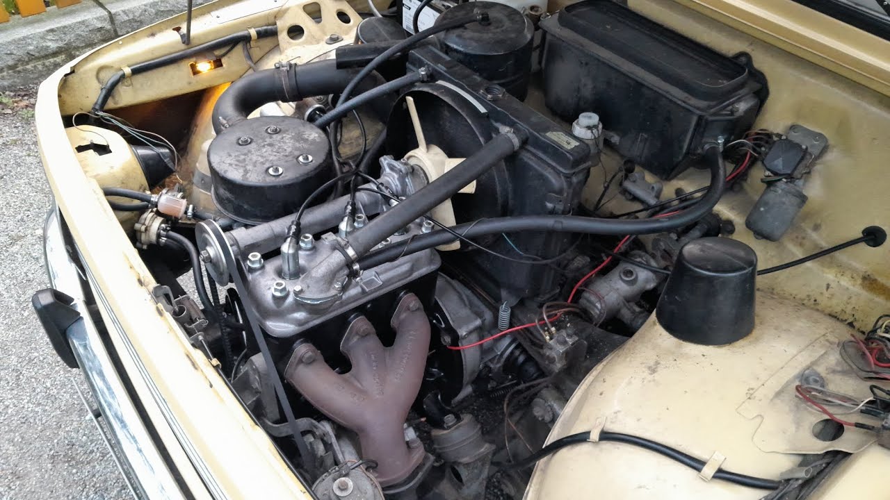 Wartburg regenerierter Motor und neuer DDR-Auspuff