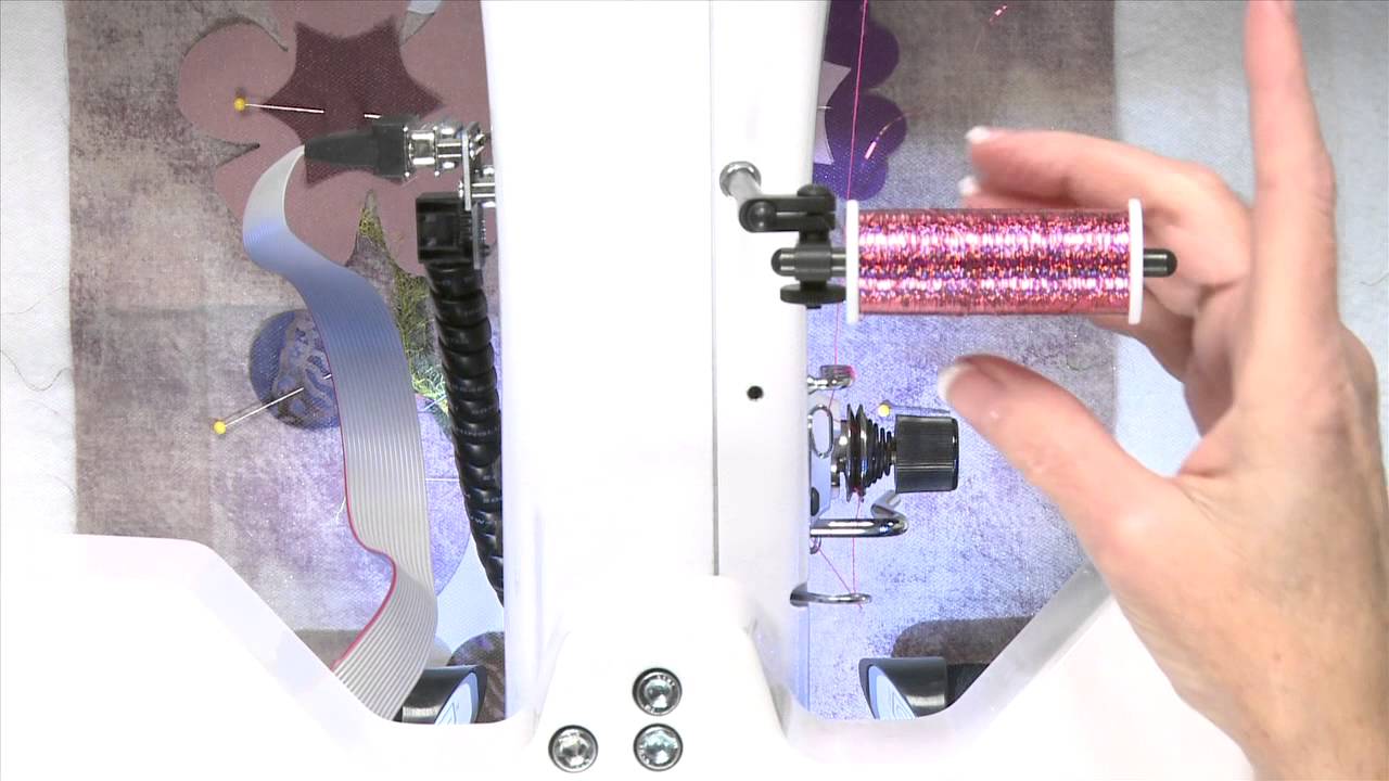 Applique on a Longarm Quilting Machine