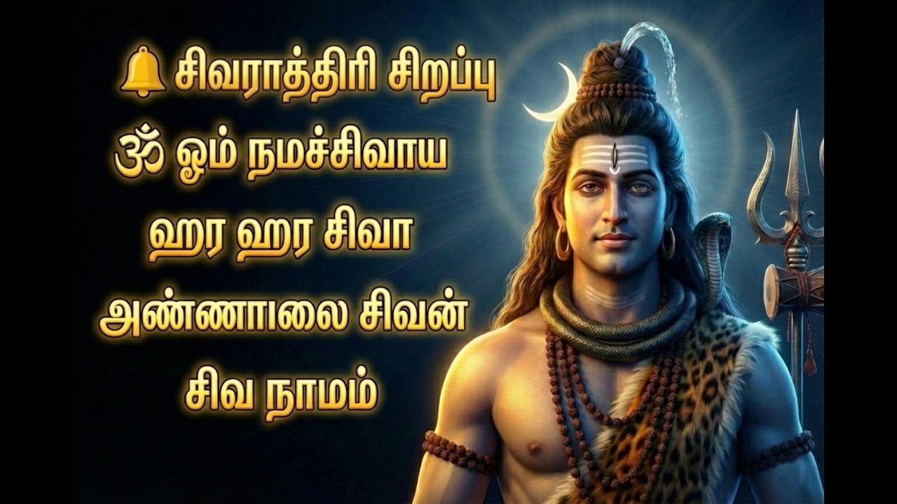 🔱Om Namachivaya | Hara Hara Siva | Annamalai Sivan | Shiva Namam