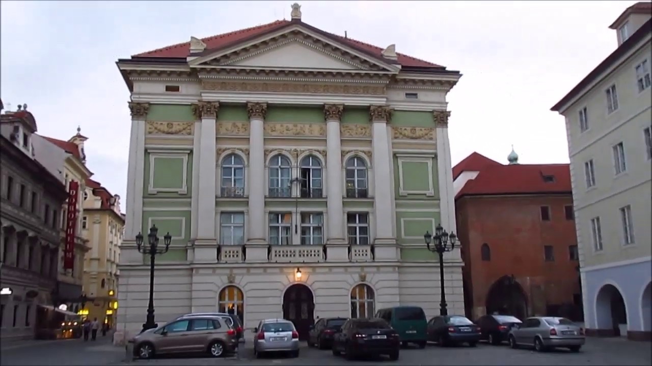 Prague: the old town around the The Estates Theater (Stavovské divadlo)