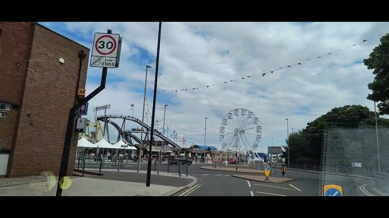 A drive up South Shields coastal road