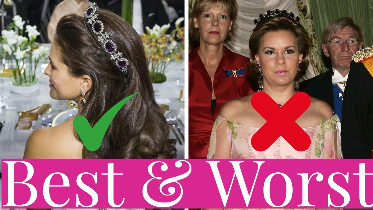 Best & Worst Amethyst Tiaras! Luxembourg Amethyst Tiaras to the Swedish Napoleonic Amethyst Tiara