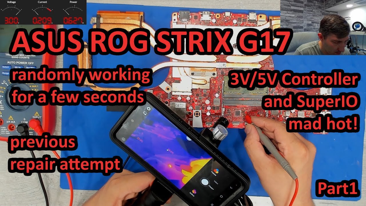 ASUS ROG STRIX G17 -  Weirdest behaviour ever & Sparepartworld.com couldn't fix it. Can i...? PART1