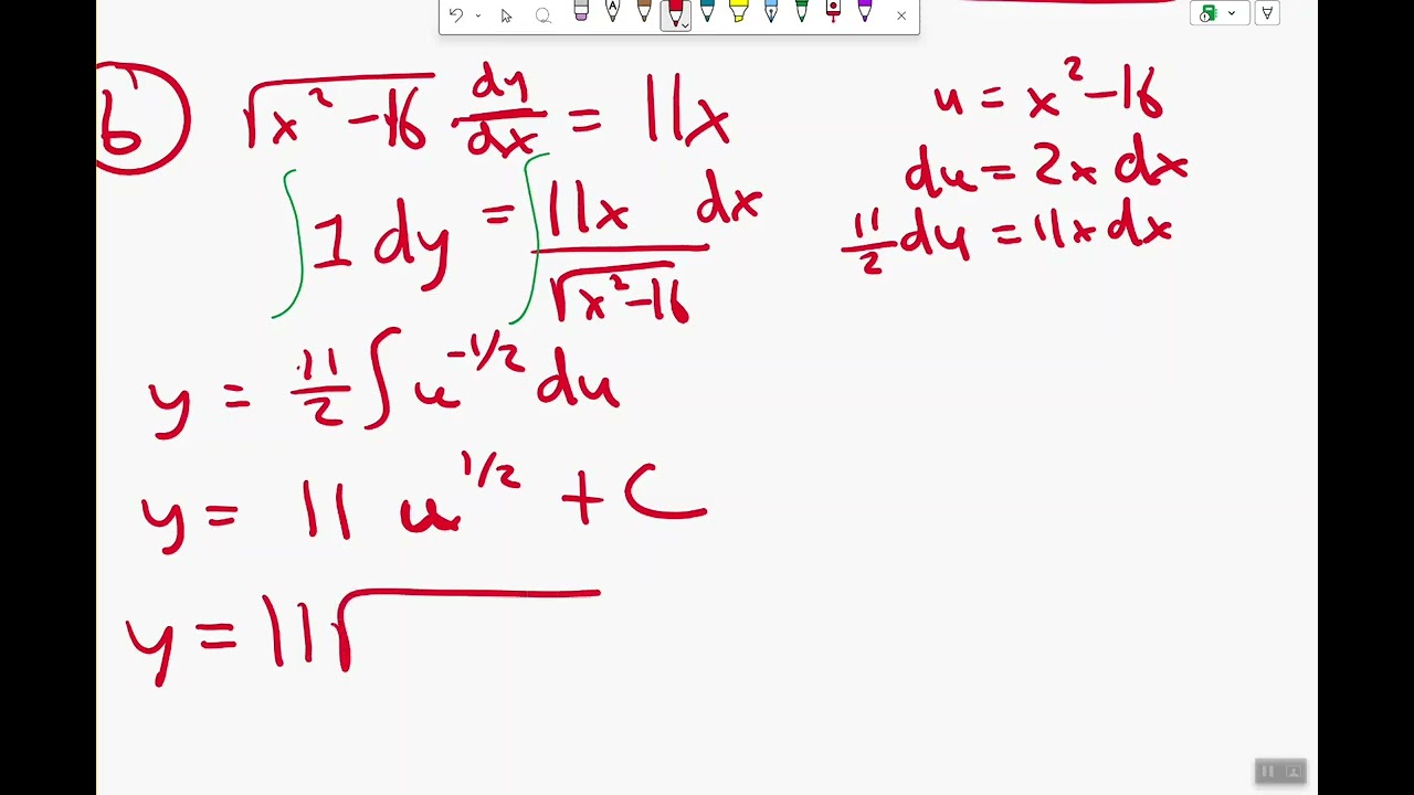 CalAB - Separation of Variables Notes - #6