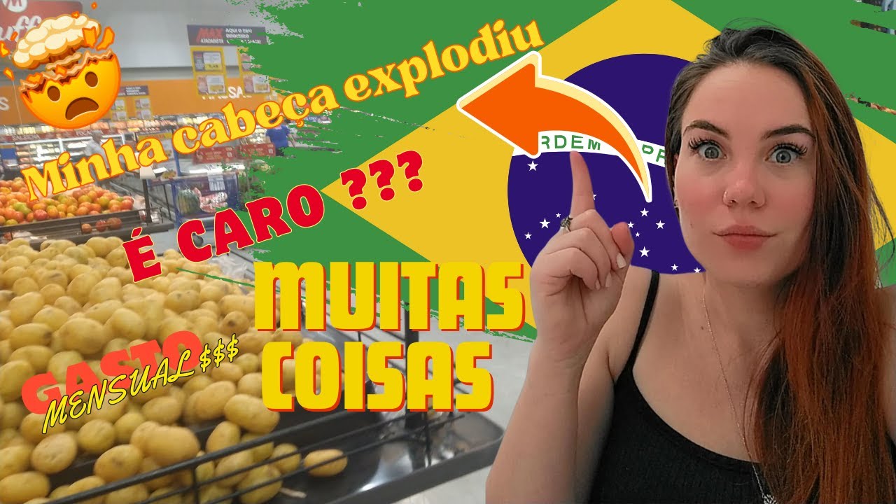 SUPERMERCADOS EN BRASIL | CÓMO SON LOS PRECIOS AHORA ? | COMPRA MENSUAL | Cubana fica IMPRESSIONADA