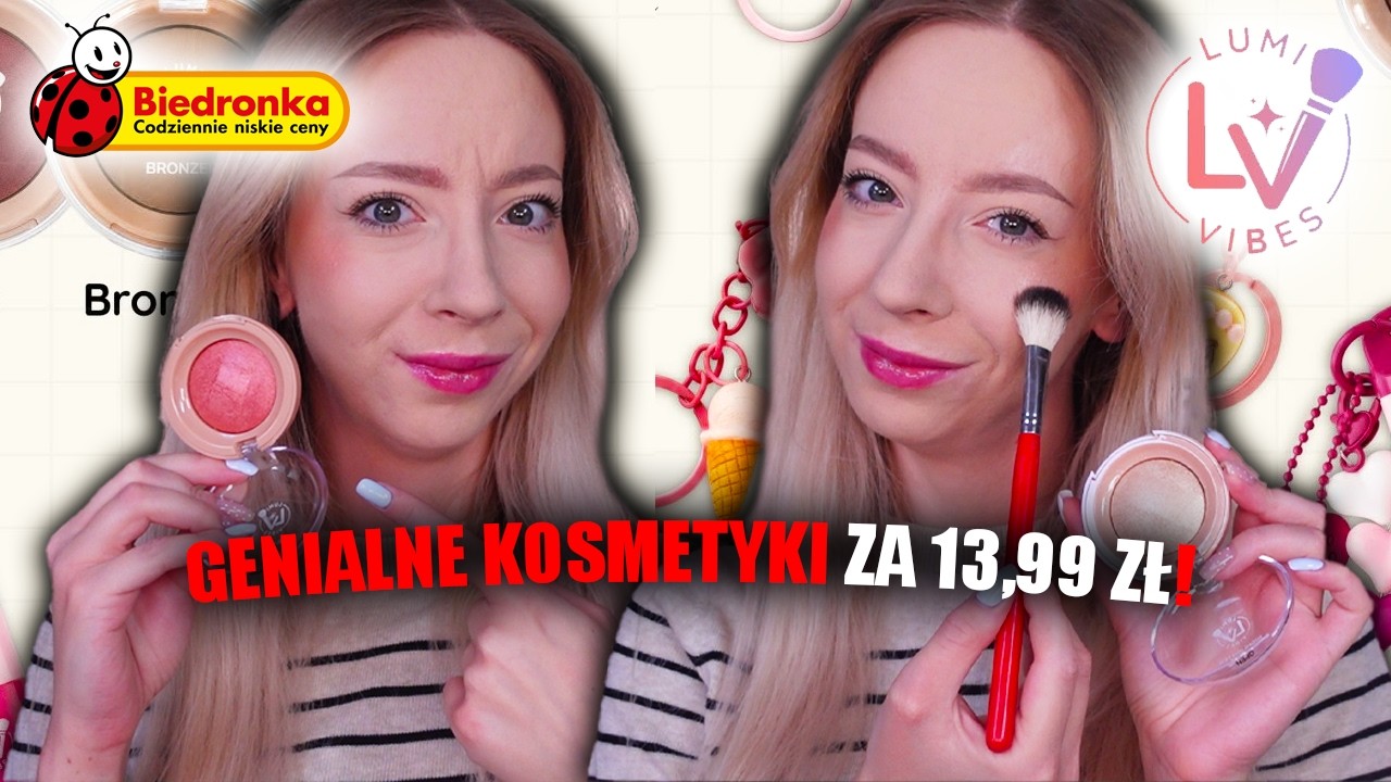13,99 ZŁ I TAKA JAKOŚĆ! | LUMI VIBES NOWA MINI KOLEKCJA KOSMETYK&Oacute;W Z BIEDRONKI | TEST