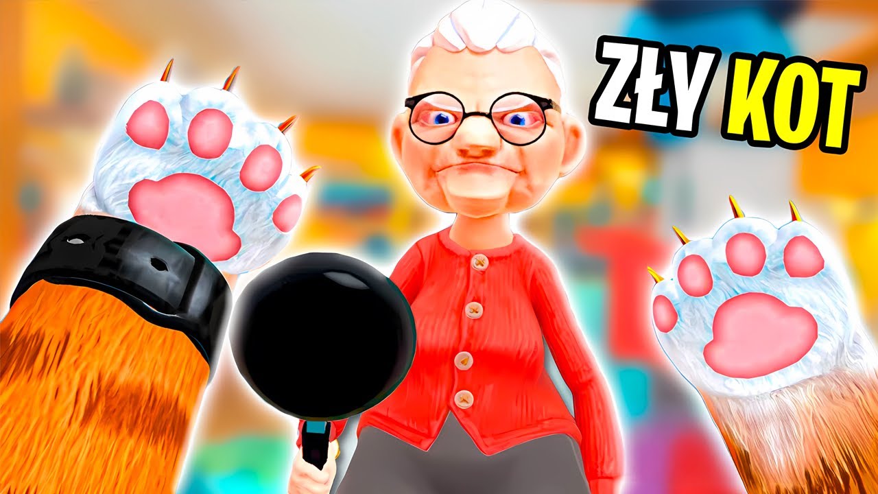 mACIEK DRĘCZY BABCIĘ JAKO KOT! | I AM CAT VR
